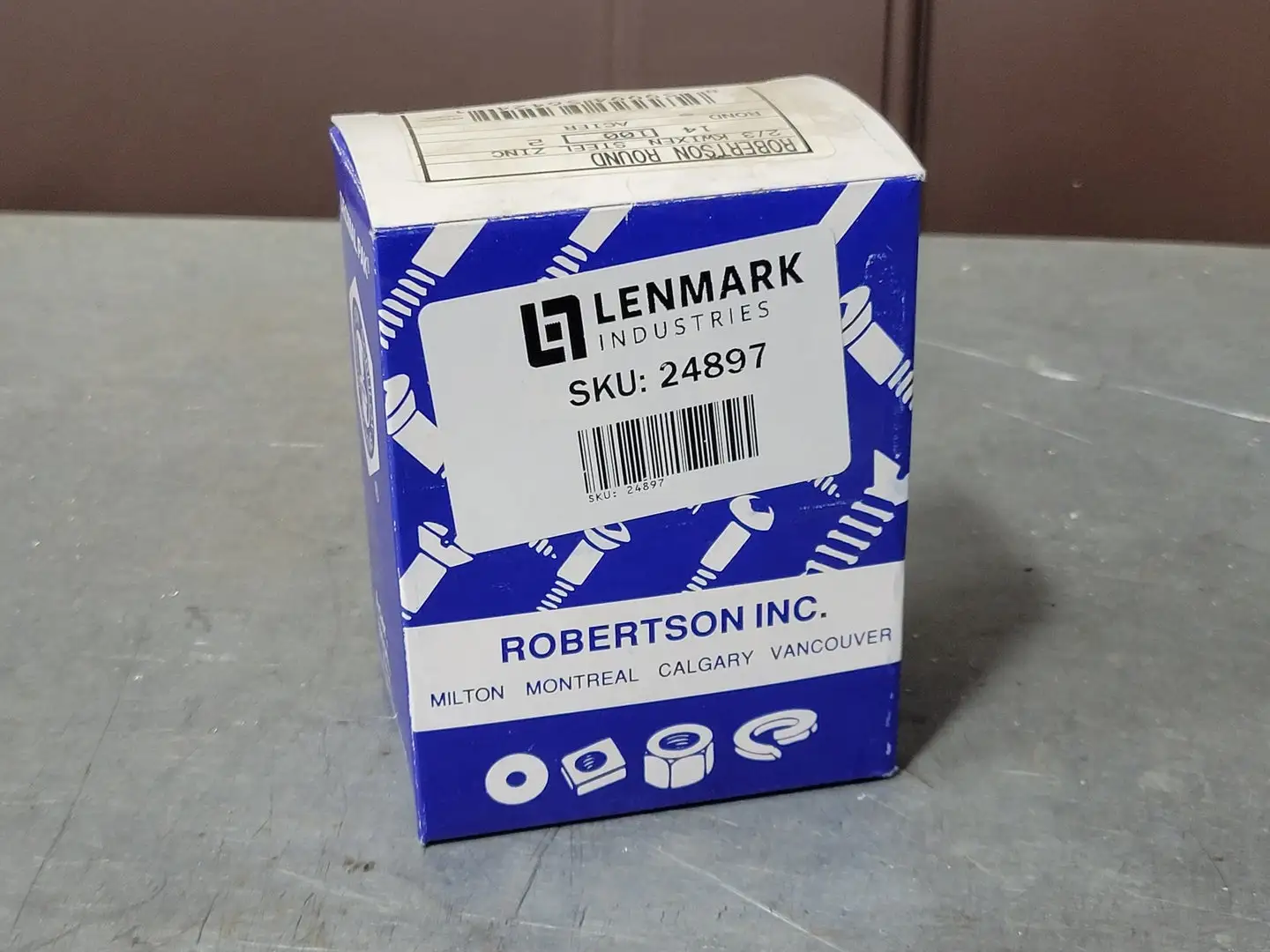 2/3" Kwixen Steel Zinc Robertson Round