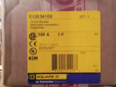 New | in-Stock Square D EGB34100 Circuit Breakers US | Infinity wholesale & Supply LLC #1305723