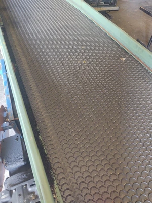 🔥Roach 21'x30" Power Conveyor 1/2 Moon Material Belt in Good Condition
