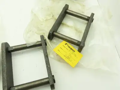 Tsubaki P-5518 Steel Attachment Roller Chain w/Connector Links 4" Pitch