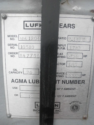 USED LUFKIN NM1204C