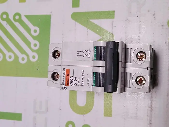 MERLIN GERIN MULTI 9 C60N D10A 415V 2-POLE CIRCUIT BREAKER