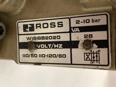 Used ROSS W1616B2020 Solenoid Valves Ohio US | Surplus Asset Holdings #1236524