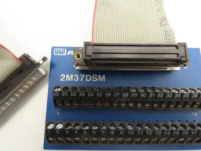 RDI 2M37DSM Augat Adaptor Circuit Board Unit 37 Pin
