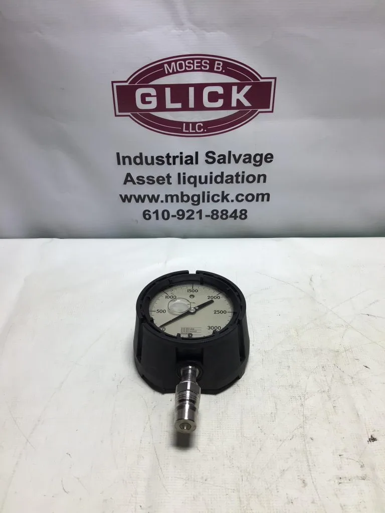 Weksler 0 to 3000 PSI Royal 4 1/2″ Air Pressure Gauge