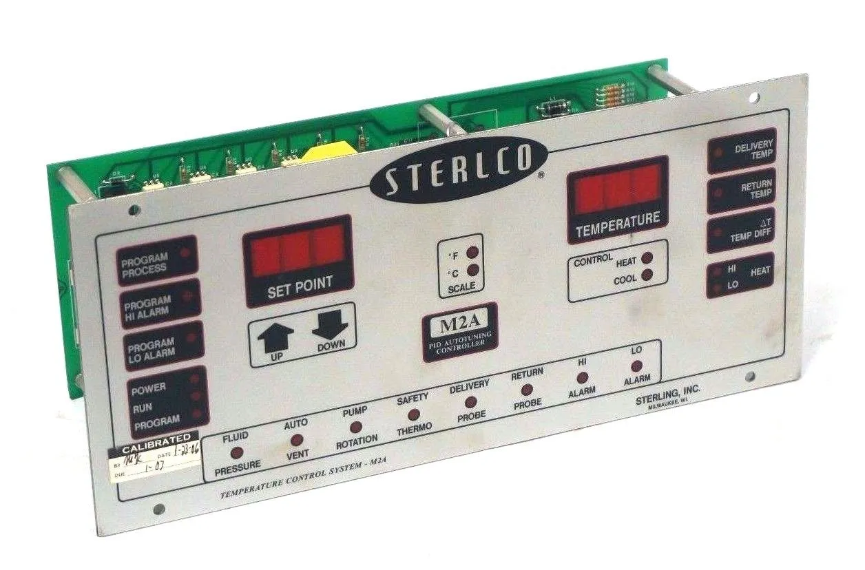 NEW STERLCO M2A TEMPERATURE CONTROLLER WATER 250 DEG. F