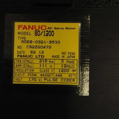 USED FANUC A06B-0321-B533