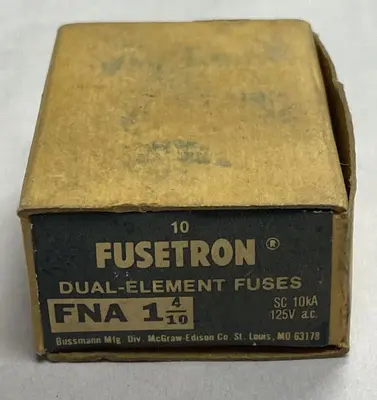 New | in-Stock COOPER BUSSMANN FNA-1-4/10 Miscellaneous Equipment (Electrical & Power) | Surplus Asset Holdings #1189929