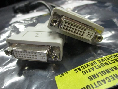 Used E119932 DVI Digital/Analog (Single End/Dual End) Adapter Splitter Cable