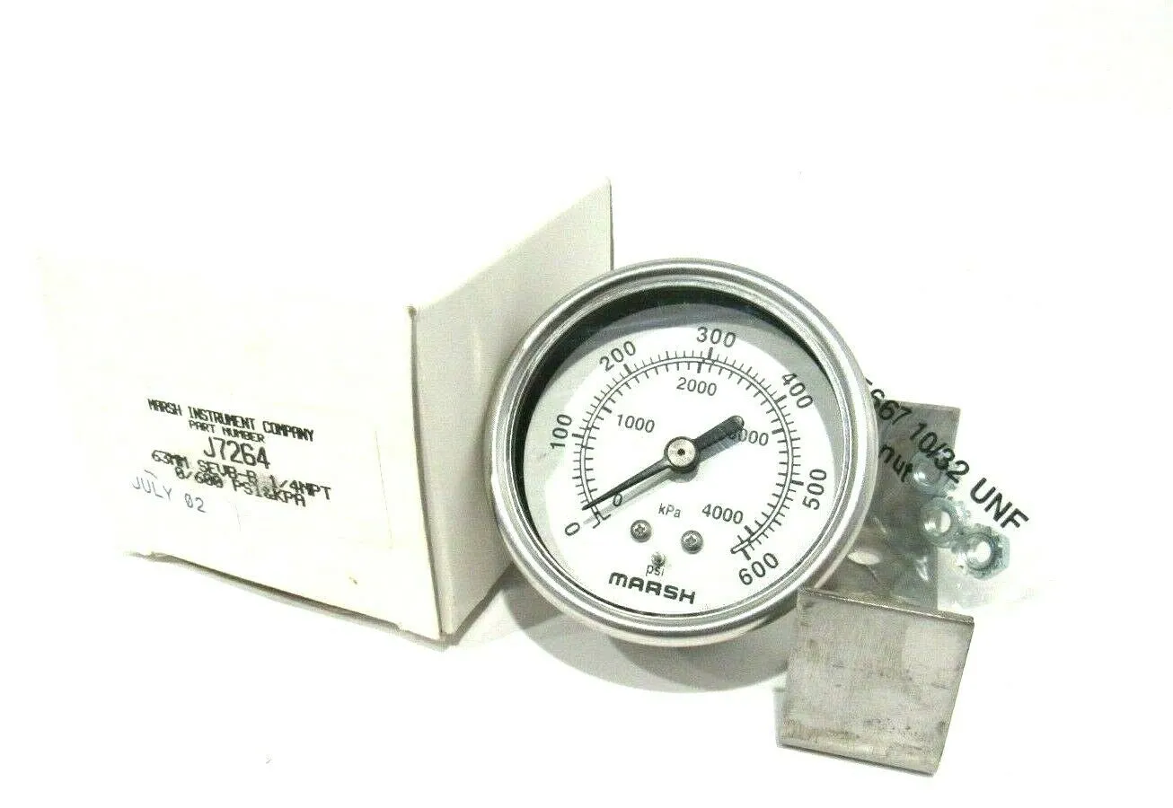NEW MARSH INSTRUMENT J7264P GAUGE