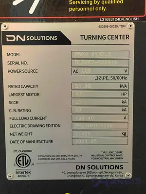Used DN SOLUTIONS Puma 4100LB Horizontal Machining Centers Texas US | Harris Machine Tools, Inc. #1293231