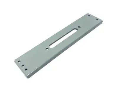| Hoffman ABS Operator Adapter, Universal Cutout, Small Handle, Gray Steel 28087 - New – Open box