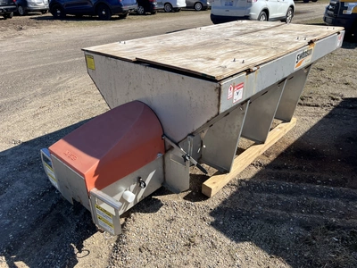 Swenson Stainless Steel Pickup Truck Salter. Motor is good, gearbox is bad. Municipality owned, load...