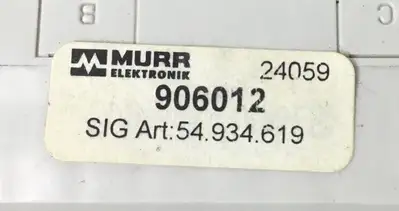 USED MURR ELEKTRONIK / SIG 906012 / SIG 54.934.619