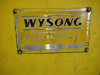 USED 1996 WYSONG 1038 MECHANICAL