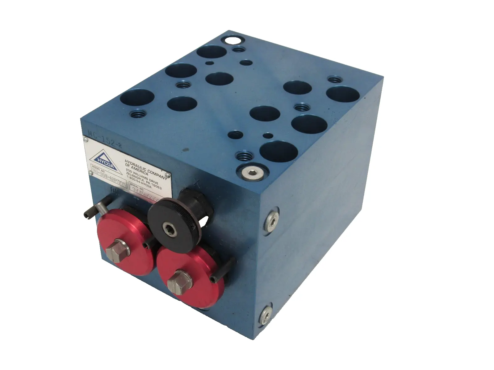 NEW HYCOA ISO-D08-ABPTXYC MANIFOLD MC-152-2 ISOD08ABPTXYC