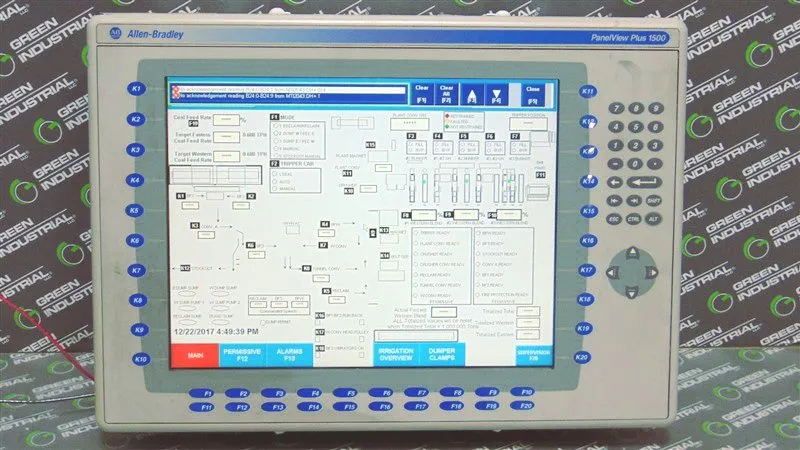 Allen Bradley 2711P-K15C6B1 PanelView Plus 1500 Operator Interface Ser. A Used