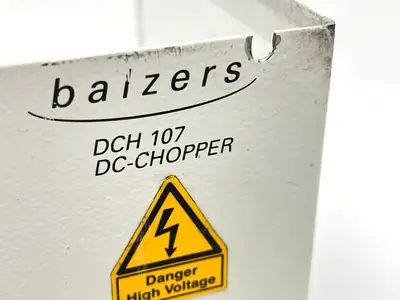 Used Balzers Balzers BGM47126 DCH 107 DC Power Supplies Michigan US | Maverick Industrial Sales #1401525