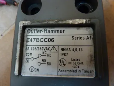 USED CUTLER HAMMER E47BCC06