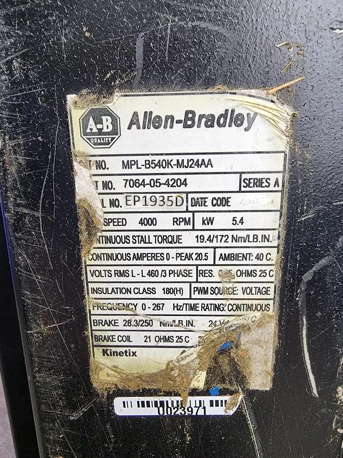 NEW ALLEN-BRADLEY MPL-B540K-MJ24AA
