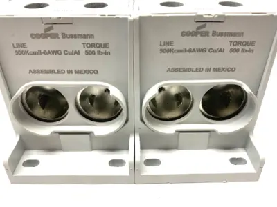 USED COOPER BUSSMANN POWER DISTRIBUTION BLOCK