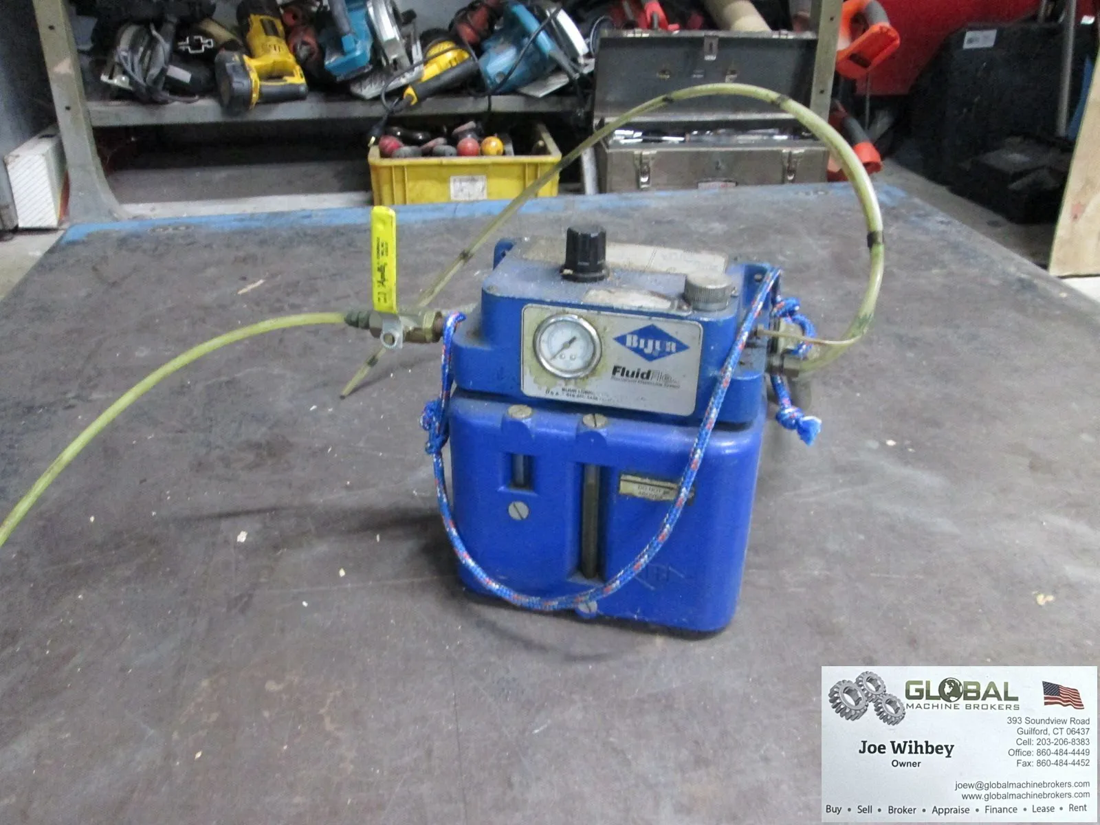 Bijur Fluid Flex D153 Coolant/Oil Pump 120v 1 Gallon Reservoir