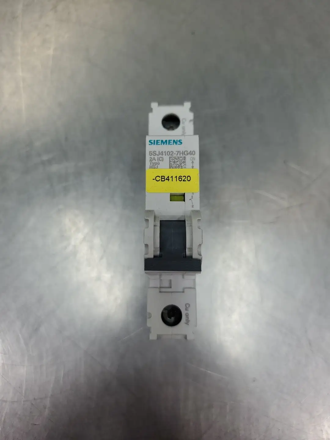 USED Siemens 5SJ4102-7HG40 Circuit Breaker, 1 Pole, 2A