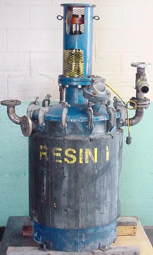 SPC2534  Reactor 75 gallon Silvan Industries chemical reactor, 110 psi internal, 50 psi jacket