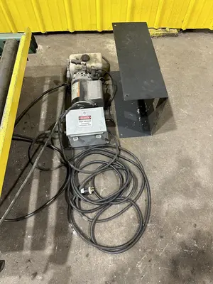 4000 LB X 48" X 40"  ECONO-LIFT MODEL #SL24-40 HYDRAULIC SCISSOR LIFT TABLE WITH ROLLER TOP: STOCK #20950