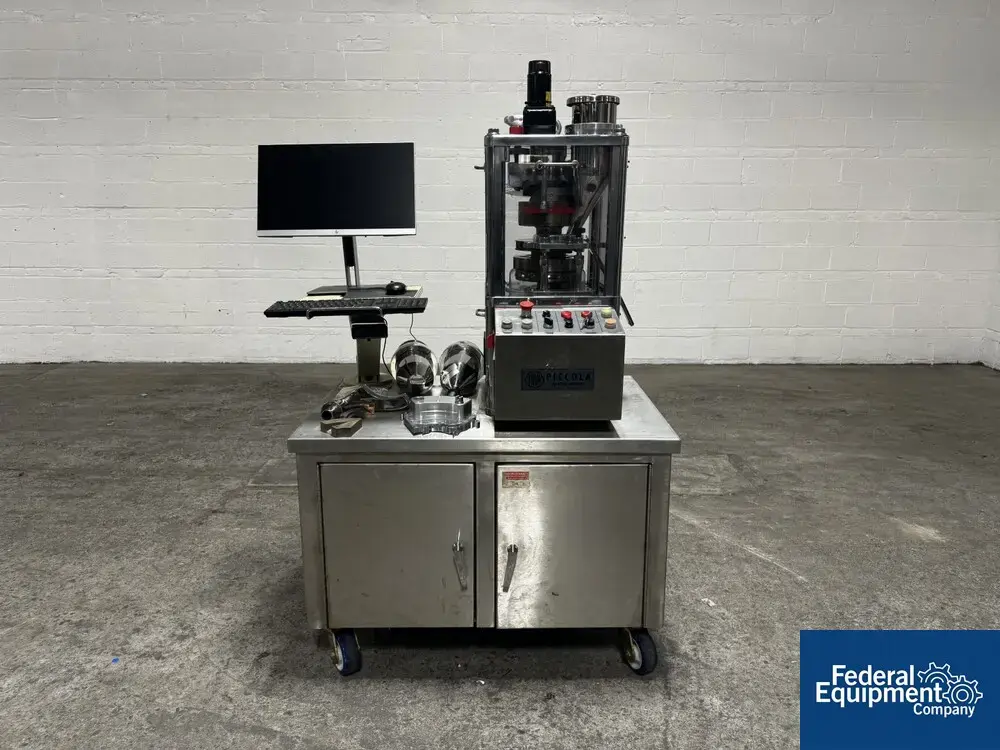 USED Riva Riva Piccola Rotary Tablet Press, 8 Station