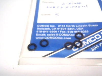 New | in-Stock COMCO RUBBER O-RING .208ID X .70W Seals & Gaskets | Maverick Industrial Sales #1121128