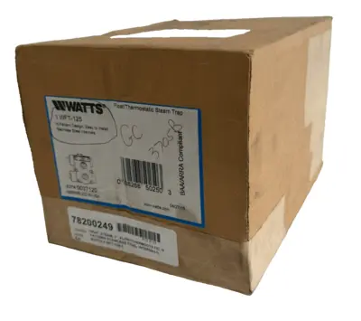 NEW WATTS WFT-125 STEAM TRAP 1" WFT125