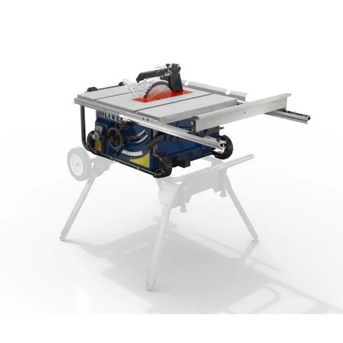 Oliver 10″ Jobsite Table Saw with Roller Stand