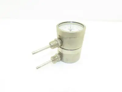 Weksler Instruments BM2-23 Thermometer 0-200°F 3" Dial Guage 1/2" NPT Lot of 2