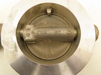Crane Flowseal Stainless 4" Butterfly Valve w/Kinetrol Pneumatic Actuator