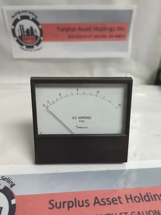 Used SIMPSON 0-15 Universal Pressure Meters | Surplus Asset Holdings #1217718