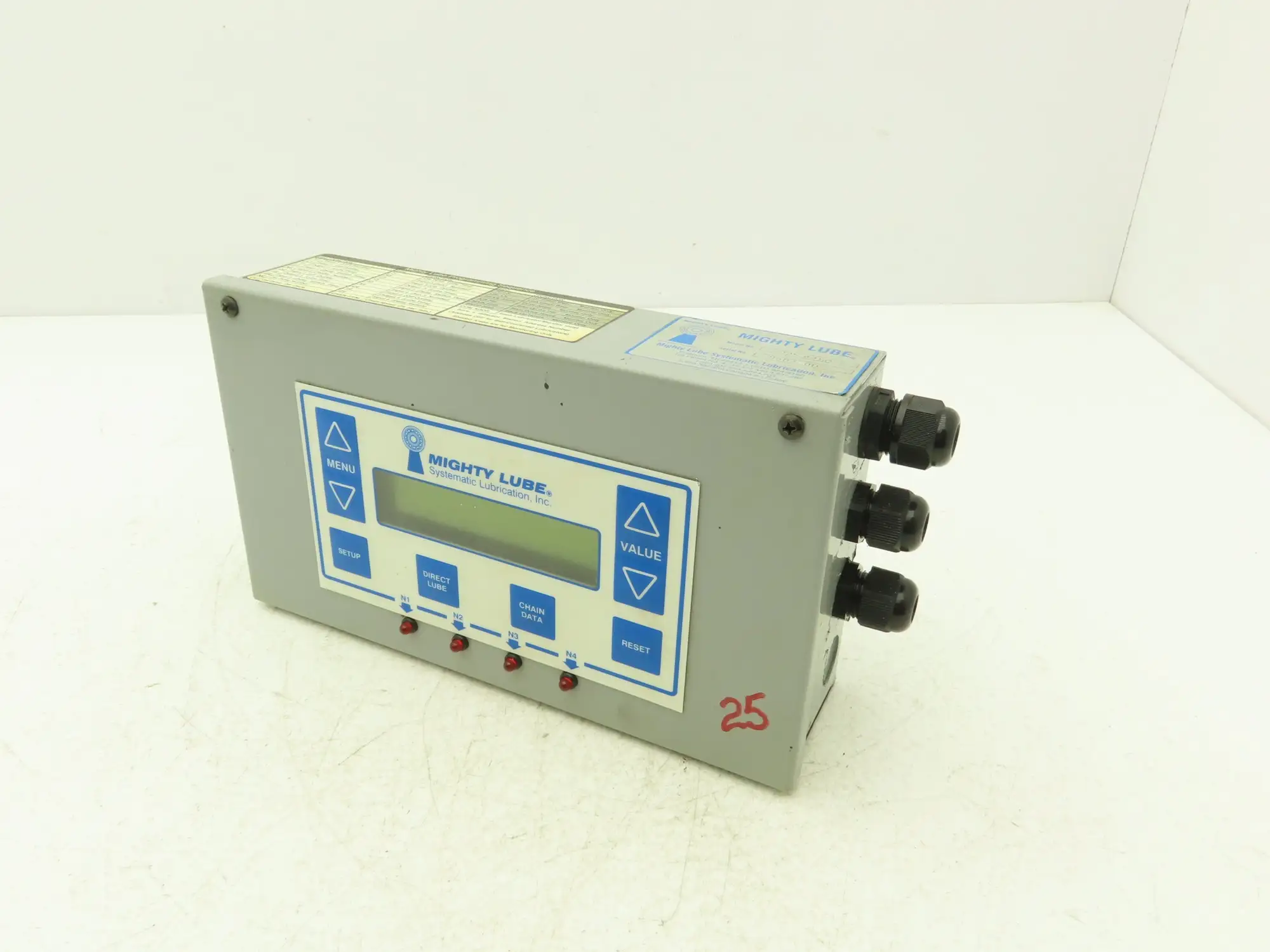 Mighty Lube MLR-44L0 Chain Lubricator Controller Monitor Digital Display
