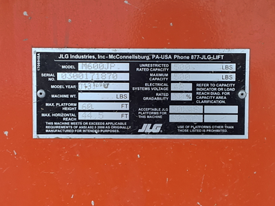 USED 2013 JLG M600JP