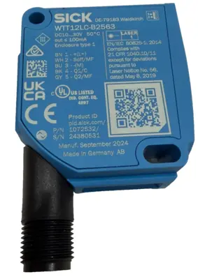 NEW SICK WTT12LC-B2563 PHOTOELECTRIC SENSOR 1072532 WTT12LCB2563