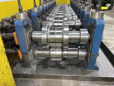 11 STAND X 1.5" ARDCOR MODEL #M10E-R U-JOINT DRIVE ROLLFORMER 12" ROLL SPACE: STOCK #20798