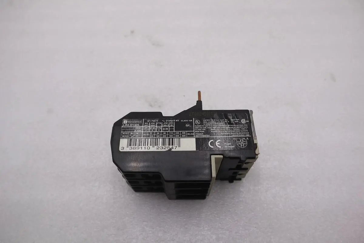 SCHNIDER LR2-D1305 THERMAL OVERLOAD RELAY STOCK #K-3671