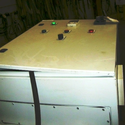 Baker-Perkins S-8 pusher centrifuge, 316SS.