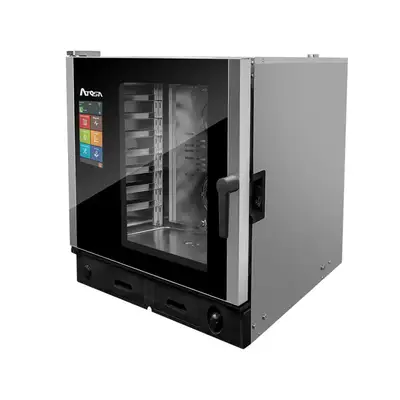 New | in-Stock Atosa New Atosa AEC-0711E Smart Touch Electric Combi Oven, Fits 7 Half Size Pans, 208/240v Ovens Illinois US | Falcon Restaurant Supply #1375313