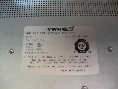 USED VWR 130821004