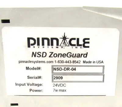 USED PINNACLE NSD-DR-04 TEMPERATURE CONTROLLER NSDDR04