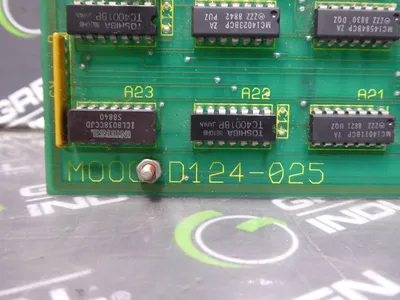 MOOG D124-025 P25 Universal Parison Programmer Panel Control Board Used