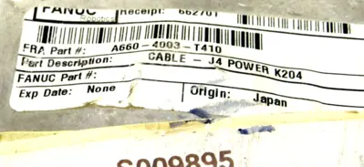 NEW FANUC A660-4003-T410 POWER CABLE A6604003T410