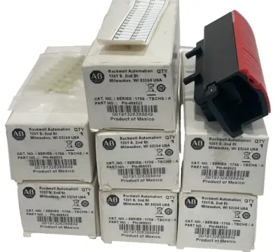 LOT OF 7 ALLEN BRADLEY 1756-TBCHS TERMINAL BLOCK PN-468522 NEW,SURPLUS