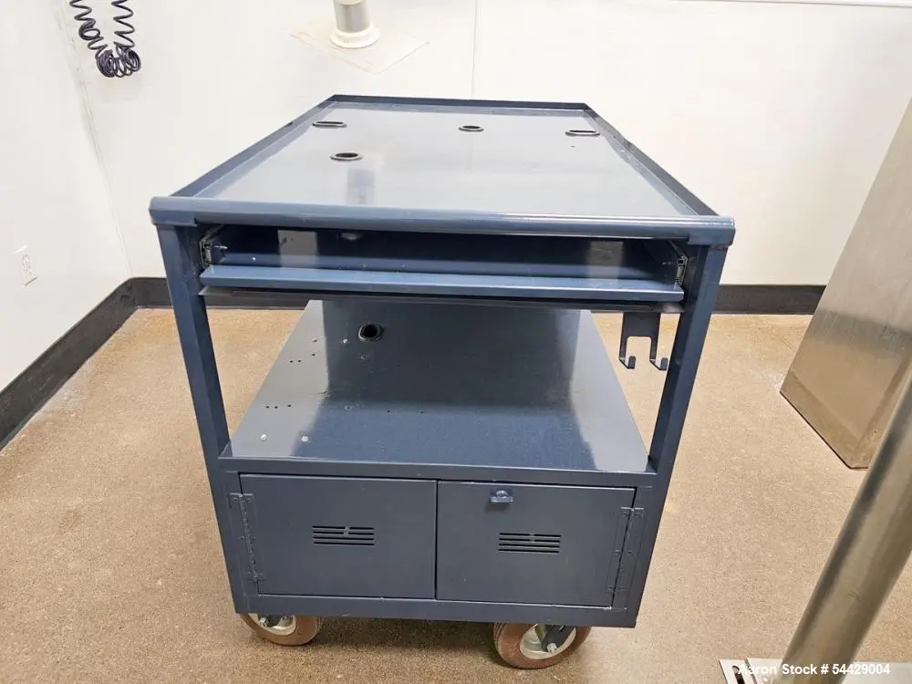 Used Industrial Power Mobility Cart 48" x 30" with Pneumatic Wheels