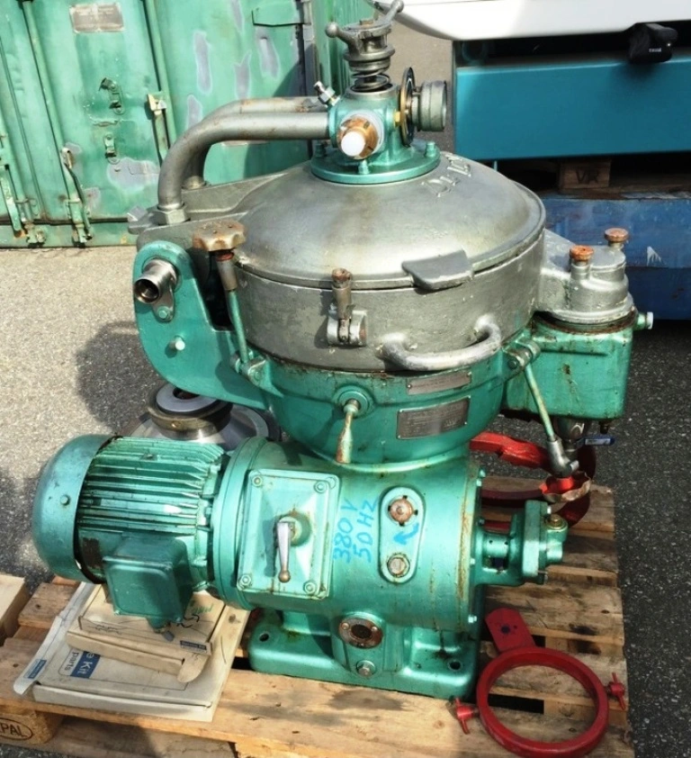 (2) Alfa-Laval MAB 207S-24-60 oil purifiers, SS.